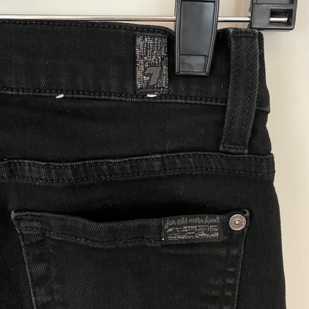 7 For All Mankind Black Jeans - Picture 6 of 7